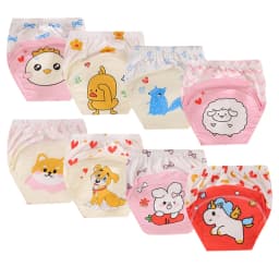8pcs/6pcs Boy Potty Training Pants Breathable Absorbent Training Underwear Comfortable Underpants Potty Training Toilet Pants
