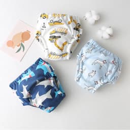 8pcs/6pcs Boy Potty Training Pants Breathable Absorbent Training Underwear Comfortable Underpants Potty Training Toilet Pants