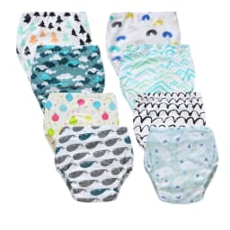 8pcs/6pcs Boy Potty Training Pants Breathable Absorbent Training Underwear Comfortable Underpants Potty Training Toilet Pants