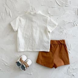 0-3Y Boys Clothing Sets Summer Cotton Short Sleeve T-shirts+Shorts Toddler Tracksuit Outfit Casual Clothing Sets