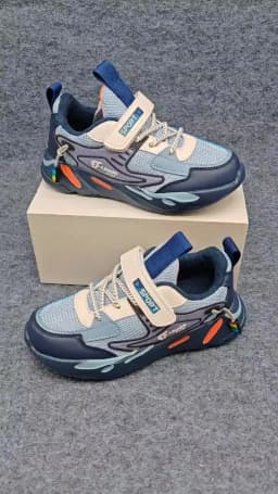 Fashion Children Sneakers Boys Breathable Flat Kids Shoes for Lightweight Sports Running Student Non-slip Walking Shoes