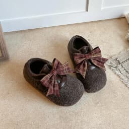 Toddler Girls Toddler Girls Plaid Bow Mary Jane Shoes , Wedding Casual Dress Clothing Multi-Style Seasonal Shoes