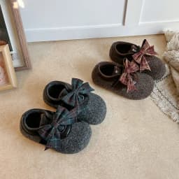 Toddler Girls Toddler Girls Plaid Bow Mary Jane Shoes , Wedding Casual Dress Clothing Multi-Style Seasonal Shoes