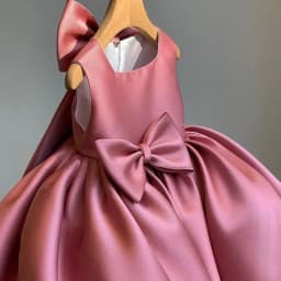 Toddler Bow Party Baby Girls Dress Elegant 1st Birthday Baptism Bridesmaids Princess Dresses for Girl Gala Wedding Prom Costumes