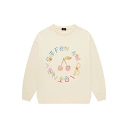 Cute girl heart-shaped printed sportswear autumn children's clothing fashion new vacation casual wear love girl pullover