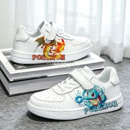 Boys Girls Pokemon Kids Parent Child Shoes Woman Simple Cute Cartoon Print Popular Sports Shoes Zapatos Kids Gift for Him