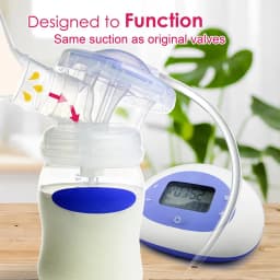 Duckbill Valves Compatible with Lansinoh Pumps Parts and Breast Pumps Replacement,Use with Signature Pro Smartpump Manual Pump