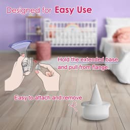 Duckbill Valves Compatible with Lansinoh Pumps Parts and Breast Pumps Replacement,Use with Signature Pro Smartpump Manual Pump