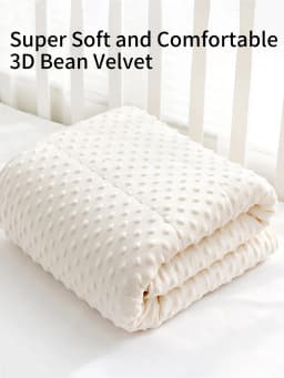 1Pc Newborn Beanie Blanket, 3D Beanie Fleece - Skin-Friendly and Soft, Washable - Cute Printed Patterns, Double-Sided Beanie Blanket for 0-3 Years Old, Soft Blanket for Kindergarten Boys and Girls!