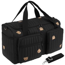 Portable Mommy Bag Large Capacity Hospital Maternity Bag with Shoulder Strap and Multiple Pockets Multipurpose Diaper Tote Bags