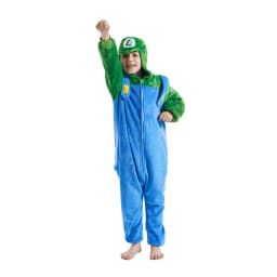 Girls Boys Cartoon Onesies Kids Children Animal Pajamas Kigurumi Luigi Anime Cosplay Costumes For Christmas Halloween Party