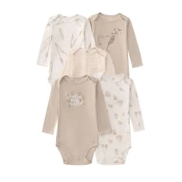 2026 New Baby Bodysuit 5PCS/Lot infantil Jumpsuit Boy Girls Clothes Long Sleeve 100% Newborn Body Bebe Clothing kids Costume