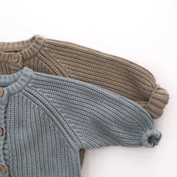 MILANCEL 1-6 Y Kids Knit Cardigans Chunky Yarn Boys Sweaters O Neck Girls Sweaters Cotton Kids Outerwear