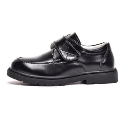 Children's Black Lether Shoes for Ages 3-15, Anti-Slip Breathable Soft Sole, Perfect for School, Outdoor Daily, Weddings.