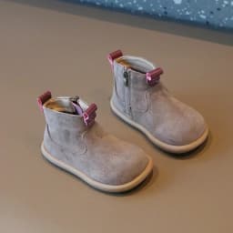 Baby Boys Girls Boots Autumn Winter Children Casual Shoes Outdoor Anti-slip Infant Shoes Oxford Suede Plush Kids Ankle Boots
