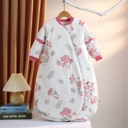 2.5Tog Spring and Autumn Thin Baby Sleeping Bag U-Shaped Cartoon Pure Cotton Kidsren's Sleeping Bag Anti-Kick Quilt 0-3Y Baby Sleeping Bag