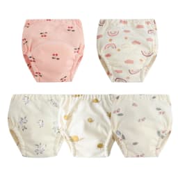8/5pcs Baby Cotton Training Pants Panties Waterproof Cloth Diapers Reusable Toolder Nappies Diaper Baby Changing Nappy Underwear