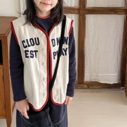 New Children's Vest 2025 Spring Autumn Letter Embroidery Girls Boys Shoulder Sleeveless Jacket Baby Casual Denim Waistcoat