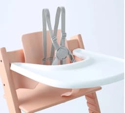 Growth chair seat belt for stokke baby dining chair highchairs fixed belt five-point strap safety belt