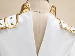 White Gold Girls 2 Piece Dance Costume Popular Korean Music Performance Clothing Kids Birthday Party Cosplay Singer Team Uniform