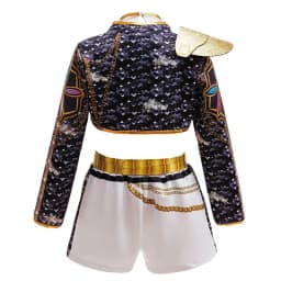 Kids Korean Singer Dance Costume Set Halloween Carnival Cosplay Outfit Girls Stage Performance Role Play Clothes