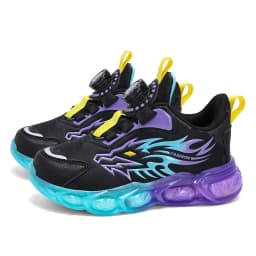New Anti-skid Leather Kids Sneakers for Boys Running Walking Lightweight Casual Shoes With Fashion Dragon Pattern Size 28-39