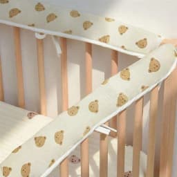 3Pcs Ins Baby Crib Bumper Strips, Baby Splicing Bed Guardrail Protection Strips, Edge Protection Against Biting, Breathable Mesh on the Back, Cute Animal Print Patterns, Machine Washable. the Perfect Gift for Babies on Christmas, Halloween, and Thanksgiving!