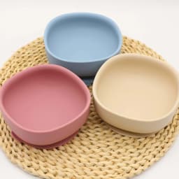 9pcs Baby Silicone Tableware Set, Bib, Dining Plate, Bowl with Suction Cup, 2-in-1 Water Cup, Snack Cup, Spoon and Fork
