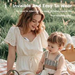 Wearable Breast Pump Hands Free Electric Breast Pumps Comfort Milk Collector Lightweight with LED Display 4 Modes & 36 Levels