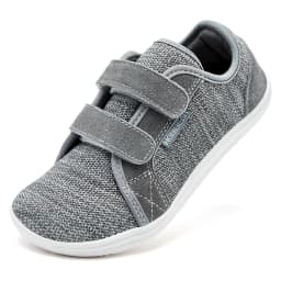 HOBIBEAR Boys Girls Barefoot Shoes Hook Loop Wide Toe Sneakers Mesh Lightweight Breathable Shoes(Toddler/Little/Big Kid)