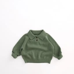 MILANCEL 1-7 Y Kids Sweater Turn Down Collar Girls Knit Wear Warm Boys Sweaters Cotton Kids Girls Knit Wear