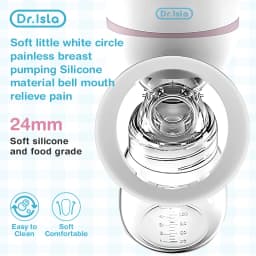 MAMIJOY Portable Electric Breast Pump Intelligent Integrated High Suction Breast Pump Fortable Painless&Silent Breast EB11