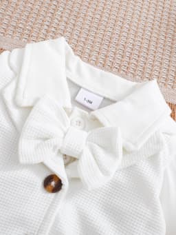 Baby boy wash dress set, fake vest with two long sleeves, suitable for wearing in autumn and winter seasons