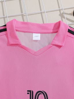 Kids And Teens Lightweight Quick-Dry Soccer Uniform Set for Sports Outdoor Wear Fixed Number 10 Back Name Personaliz