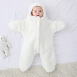 0-6 Month Baby Sleeping Bags Starfish Shape Autumn Winter Soft Newborn Wrap Blanket Swaddling Warm Cotton Sleepsack for Babies