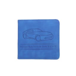 Car Registration Insurance Holder Driving License Cover Leather Auto Documents Drivers License Storage Bag Credit Card Holder