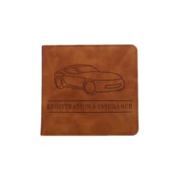 Car Registration Insurance Holder Driving License Cover Leather Auto Documents Drivers License Storage Bag Credit Card Holder