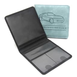 Car Registration Insurance Holder Driving License Cover Leather Auto Documents Drivers License Storage Bag Credit Card Holder