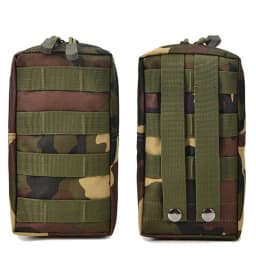 600D Oxford Outdoor Bag EDC Molle Tool Zipper Waist Accessories Durable Belt Comouflage Pouch Airsoft