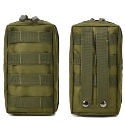 600D Oxford Outdoor Bag EDC Molle Tool Zipper Waist Accessories Durable Belt Comouflage Pouch Airsoft