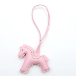 Fashion Horse Keychain All-around PU Leather Horses Embellishment for Female Car Key Chain Handbag Decoration Jewelry Gifts