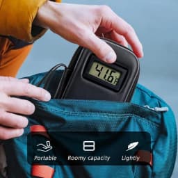 Insulin Cooler Travel Case °C/°F Waterproof Insulin Cooling Bag with Thermometer Display Medicine Organizer Bag for Diabetics