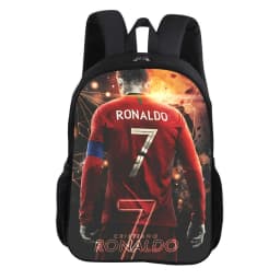 CR Football Star Knapsack Rucksack Child Bookbag Ronaldo School Backpack Football Sports Backpack Fashion Schoolbag Kids Gift