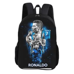 CR Football Star Knapsack Rucksack Child Bookbag Ronaldo School Backpack Football Sports Backpack Fashion Schoolbag Kids Gift
