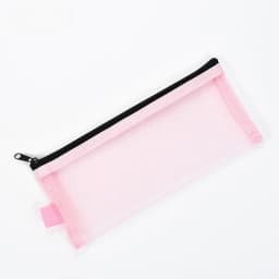 Cosmetic Bag Travel Wash Storage Bag Mesh Pen Bag Portable Zipper Receipt Storage Bag Makeup Pouch