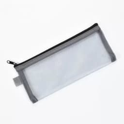 Cosmetic Bag Travel Wash Storage Bag Mesh Pen Bag Portable Zipper Receipt Storage Bag Makeup Pouch