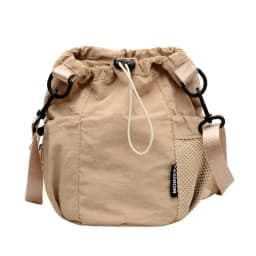 Portable Single Shoulder Shoulder Bag Nylon Solid Color Small Bag Lightweight Crossbody Bag Outdoor