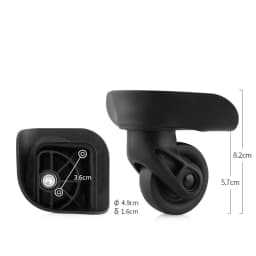 Suitable for American Tourister 85A Universal Wheel 2/4PCS Wheels for Suitcase Luggage Accessories Replacement Spare Parts Mute