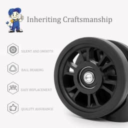 Suitable for American Tourister 85A Universal Wheel 2/4PCS Wheels for Suitcase Luggage Accessories Replacement Spare Parts Mute