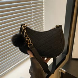 Mini Women Shoulder Bags Fashion Felt Women's Bag Design Advanced Underarm Handbags Mini Saddle Bag
